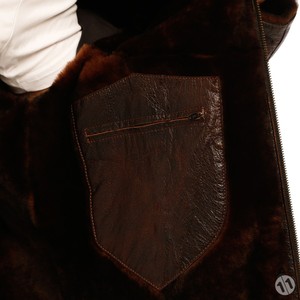 แจ็กเก็ตหนังแท้สีดำจากอิตาลีผลิตภัณฑ์หนังเกรดพรีเมี่ยม valerian Romano VRM0099 - Product Image 5