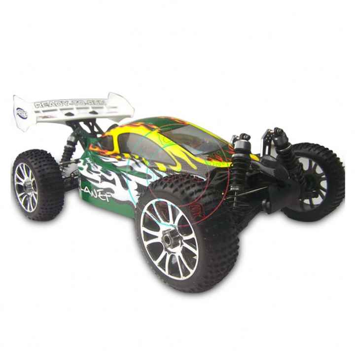 Carrinho De Controle Remoto A Gasolina Nitro 1/10 Buggy Hsp