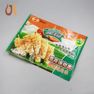 Plastica confezionamento di alimenti surgelati sacchetto/foshan alimenti surgelati sacchetto per gnocco/palla di carne/pollo