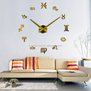 Acrilico Specchio Orologio FAI DA TE <span class=keywords><strong>Grandi</strong></span> 3D <span class=keywords><strong>Adesivi</strong></span> Murali Orologio Living Rom Decorazione - Product Image 3