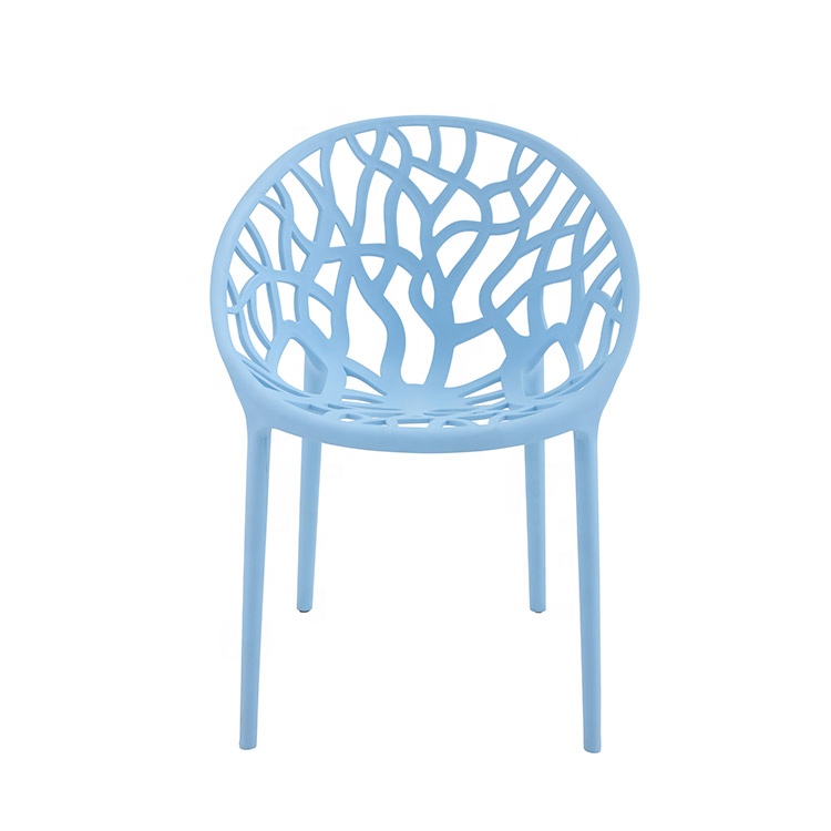 Дышащий разноцветный обеденный пластиковый стул pp