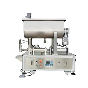 Horizontal mixing peanut butter / hot sauce / chili sauce filling machine