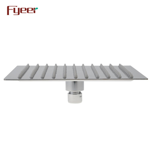 Fyeer Bagno <span class=keywords><strong>Doccia</strong></span> Accessorio Ultra Sottile Quadrato Railnfall In Acciaio <span class=keywords><strong>Inox</strong></span> Soffione <span class=keywords><strong>doccia</strong></span> - Product Image 4