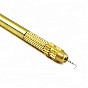 1 шт., бронзовый Держатель для парика на сетке + 1 Игла - Product Image 1