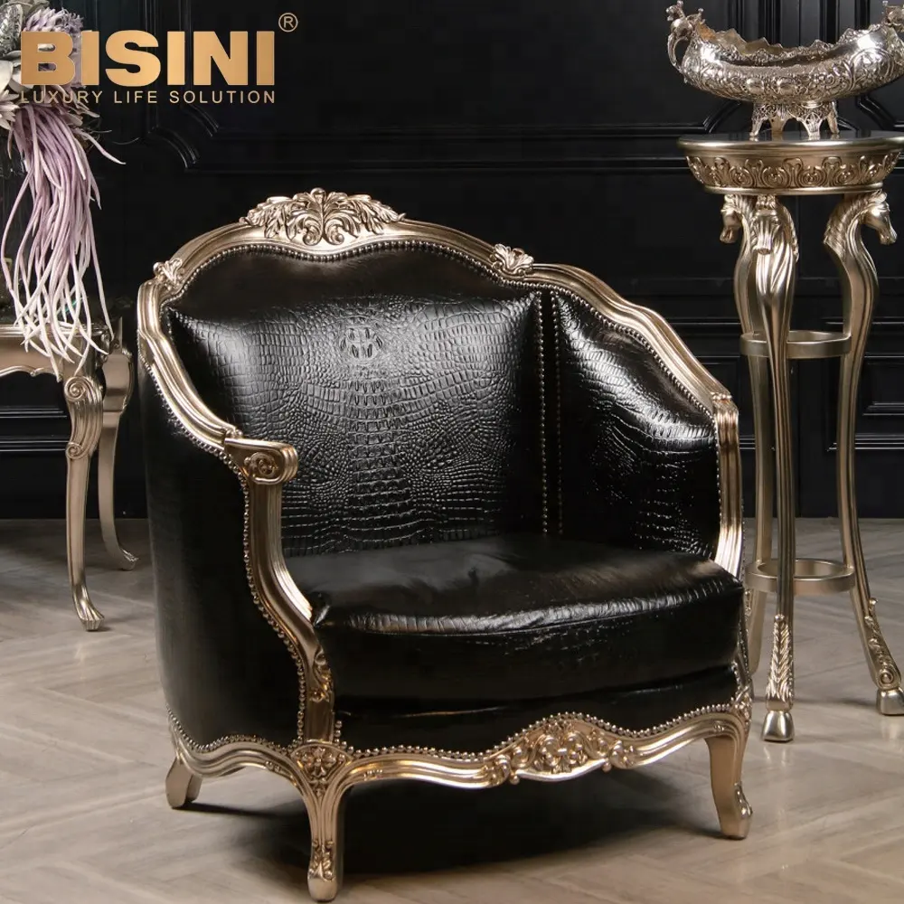 Роскошный классический свадебный секционный диван Bisini из крокодиловой кожи для гостиной BF07- 30059