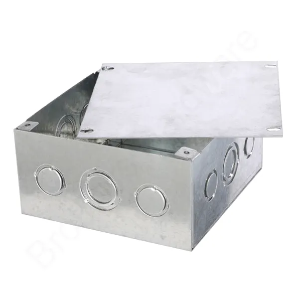 Saudi Arabia zinc plate adjustable GI box metal enclosure box