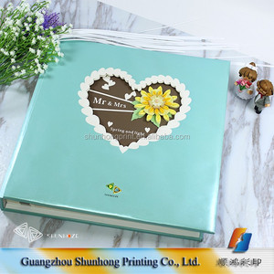 <span class=keywords><strong>Reciclado</strong></span> de <span class=keywords><strong>Papel</strong></span> Elegante de la Boda Álbum de fotos de Tapa Dura de Moda al por mayor A Granel - Product Image 1
