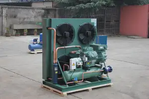 Equipamentos de refrigeração industriais, unidade condensadora do compressor do quarto frio