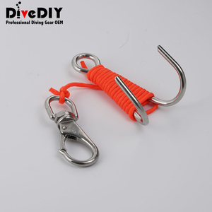 Gancho de Acero Inoxidable para Buceo con Línea y Clip de Acero Inoxidable para Snorkel, Buceo Libre y Natación - Product Image 3