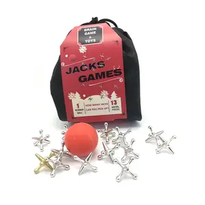 새로운 장난감 3.2mm 대형 공 고품질 크리스마스 선물 금속 클래식 잭 게임