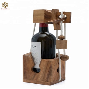 Puzzle in <span class=keywords><strong>Bottiglia</strong></span> per Giochi di Logica per Adulti Divertente Scatola di <span class=keywords><strong>Vino</strong></span> in Legno - Product Image 5