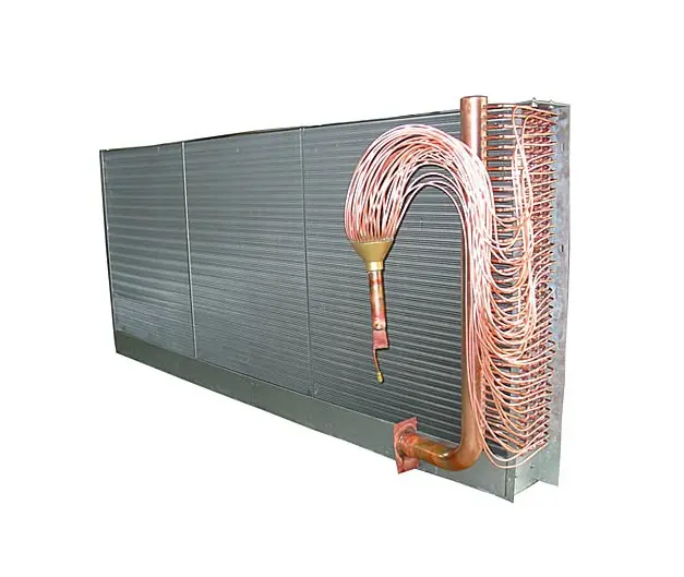 Aluminum Fin Copper Tube AC Cooling Condenser And Evaporator