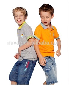 Design de mode manches courtes garçons <span class=keywords><strong>Polo</strong></span> chemise de qualité supérieure nouvelle garçon t-shirts bébé chemises enfants - Product Image 1