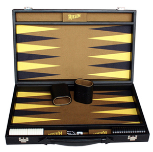 Set da Gioco Backgammon <span class=keywords><strong>Turco</strong></span> in Pelle con Design Personalizzato e Chiusura Magnetica - Product Image 4