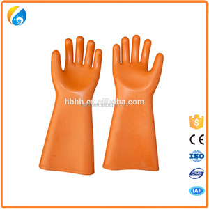 Electric high voltage natural Latex insulated gloves with best price - Product Image 4