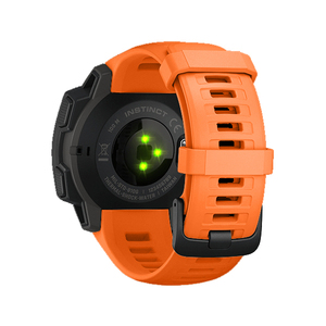 Tschick 본능 밴드, 소프트 실리콘 교체 시계 스트랩 <span class=keywords><strong>Garmin</strong></span> 본능 스포츠 GPS 스마트 시계 어댑터 도구