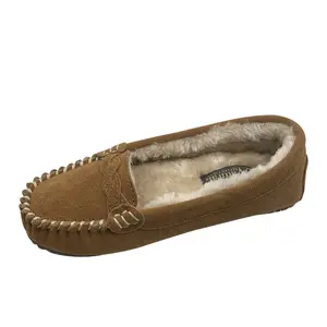 Winter Fuzzy Schoenen Dames Mocassins Loafers Zachte Tpr Zool Mocassins Voor Vrouwen