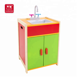 5 pièces enfants jouer à faire semblant préscolaire éducatifs en bois grande cuisine mis jouet pour enfants 3 + - Product Image 4