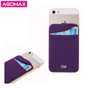 Invisible Slim 3M Adhésif Lycra-tissu Téléphone Portable Titulaire de la Carte Portefeuille - Product Image 3