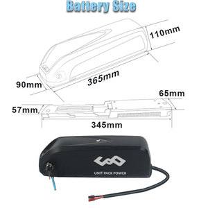 Batterie Li-ion pour vélo électrique Hailong Case, <span class=keywords><strong>48V</strong></span> <span class=keywords><strong>13Ah</strong></span>, pour 1000w 8Fun BBSHD, avec chargeur, en stock en Allemagne - Product Image 5