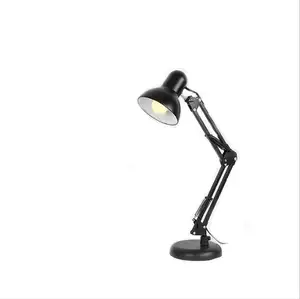 360 degree adjustable table lamp fashionable led office desk lamps in silver color