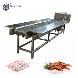 Factory supply chicken paw cutting machine sr stainless steel 304 peeling the chicken feet algeria india top level