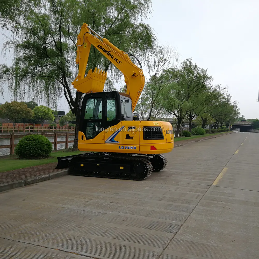 Mini excavadora LG6090E marca Lonking, precios a la venta con precio bajo