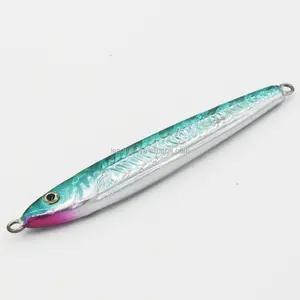 LF116 LEADFISH Umpan Pancing Minnow, Cetakan Jig Mikro Jig Fitur Umpan Baru 40G/60G/80G/100G