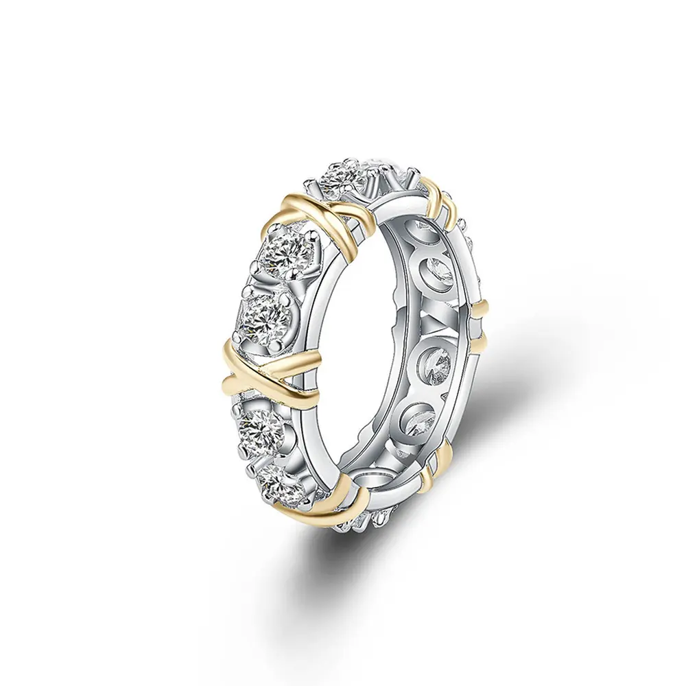 Inlaid जिक्रोन करीब हीरे की अंगूठी 14K पीले सोने महिलाओं के लिए लक्जरी गहने फैशनेबल घेरा Anelli अंगूठी joyas डे peridot रत्न की अंगूठी