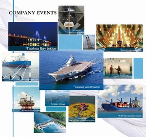 ĐIỆN-HỖN HỢP dây 8 sợi polypropylene và <span class=keywords><strong>polyester</strong></span> pha trộn cho kéo neo dây - Product Image 4