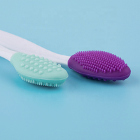 Brosse nettoyante pour le visage nettoyage en profondeur silicone enlever la brosse de nettoyage du nez des points noirs