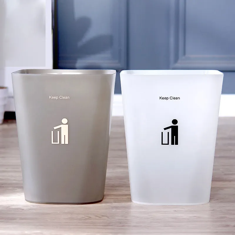 Promocional Durável Open Top Pequeno Lixo Resíduos Bin Lixeira De Plástico
