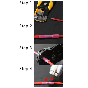 Mqwt — jeu de connecteurs épissure et broche, 250 pièces, Kit de bornes à bout thermorétractable, avec boîte - Product Image 6