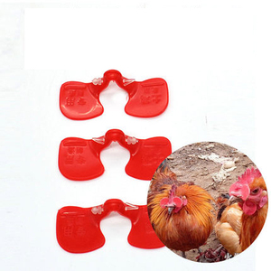 Gafas intermitentes de plástico rojo para pollo, aves de corral, pavo, <span class=keywords><strong>faisán</strong></span> - Product Image 1