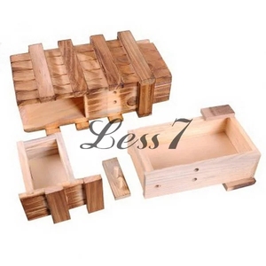 Caja Secreta <span class=keywords><strong>de</strong></span> <span class=keywords><strong>Madera</strong></span> <span class=keywords><strong>Vintage</strong></span> Mágica con Cajón - Product Image 1