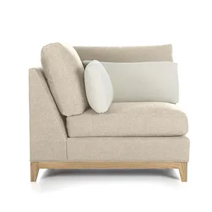 North europa stil sofa möbel, einfache moderne wohnzimmer 1 sitzer sofa, einzelnen 1 sitz stoff sofa