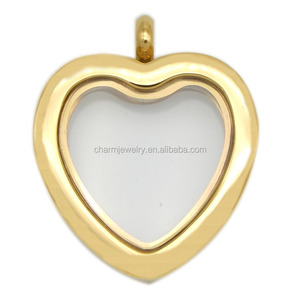 Ciondolo collana con medaglione a forma di cuore in acciaio inossidabile apertura <span class=keywords><strong>gioielli</strong></span> regalo per <span class=keywords><strong>amante</strong></span> - Product Image 6