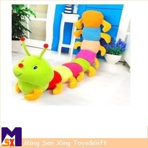 ingrosso alibaba colorato farcito millepiedi giocattolo della peluche - Product Image 1