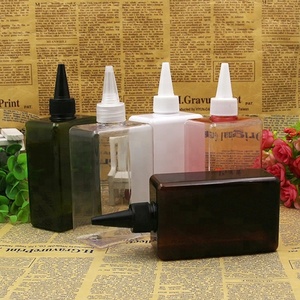 IBELONG 100Ml 150Ml 280Ml Màu Xanh Lá Cây Hồng Trắng Hổ Phách Rõ Ràng Hình Chữ Nhật PETG Chai Dầu Gội Nhựa Với Nắp Lật - Product Image 5