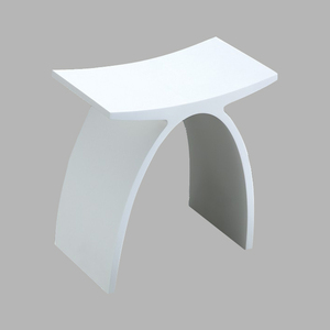 Sgabello da Doccia su Misura in Pietra Artificiale, Superficie Solida in Acrilico per Bagno - Product Image 3
