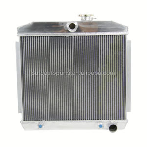 Radiatore in Alluminio per Berlina <span class=keywords><strong>CHEVROLET</strong></span> CHEVY <span class=keywords><strong>BEL</strong></span> <span class=keywords><strong>AIR</strong></span> V8 con Raffreddatore 1955-1957 - Product Image 1