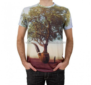 เสื้อยืดผู้ชายลายพิมพ์ดิจิทัลทั่วตัว แฟชั่น 2024 โพลีเอสเตอร์ 100% แห้งเร็วและเป็นมิตรกับสิ่งแวดล้อม - Product Image 1