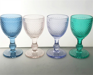 Fabrication de verres à <span class=keywords><strong>vin</strong></span> en chine, pièces, vente en gros, verres à <span class=keywords><strong>vin</strong></span> en tige colorée pour mariage - Product Image 1