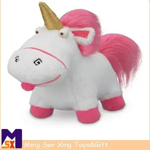 çin fabrika tedarikçisi özel hayvan dolması aşağılık bana unicorn peluş oyuncak