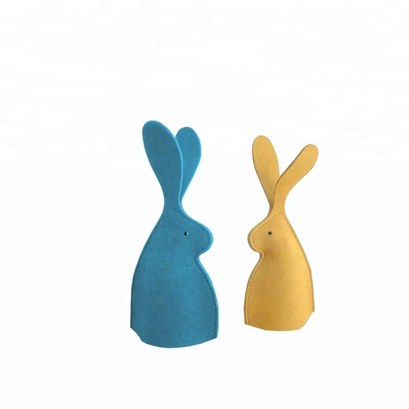 2018 Promotion Happy Egg Cover Decoration Felt Easter Bunny Rabbit