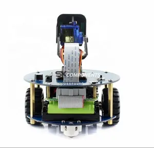 AlphaBot2 Pi Acce حزمة روبوت طقم بناء ل Rasp Pi 3 نموذج B (لا Pi) + كاميرا RPi (B)+ وحدة تحكم عن بعد