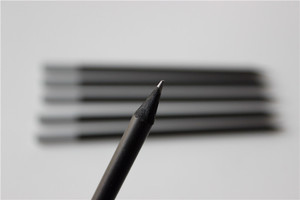 <span class=keywords><strong>Crayon</strong></span> promotionnel <span class=keywords><strong>crayon</strong></span> en bois noir de forme hexagonale avec extrémité en argent, <span class=keywords><strong>crayon</strong></span> en bois noir avec extrémité en diamant - Product Image 4