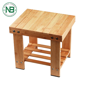 Medium multifuncional antideslizante bambú paso <span class=keywords><strong>taburete</strong></span> asiento para niños - Product Image 1