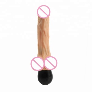 Aquecimento 11 Velocidades Automática Falsificado Penis Realistic <span class=keywords><strong>Big</strong></span> Dildo Vibrador Choque Forte Haste - Product Image 3