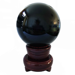 Bolas <span class=keywords><strong>de</strong></span> cristal negras para decoración del <span class=keywords><strong>hogar</strong></span>, adornos <span class=keywords><strong>de</strong></span> recuerdo <span class=keywords><strong>de</strong></span> 80mm con Base <span class=keywords><strong>de</strong></span> hilo artesanal, <span class=keywords><strong>venta</strong></span> <span class=keywords><strong>al</strong></span> <span class=keywords><strong>por</strong></span> <span class=keywords><strong>mayor</strong></span> - Product Image 1